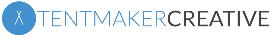 a logo for tentmaker creative